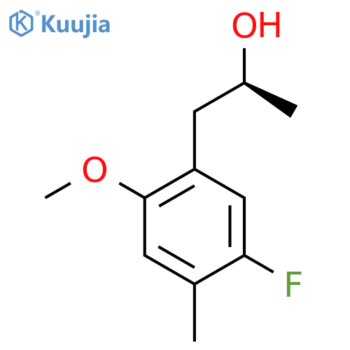 (2S)-1-(5-fluoro-2-methoxy-4-methylphenyl)propan-2-ol structure