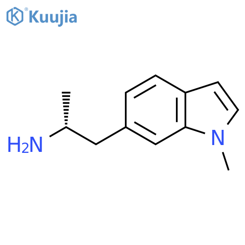 (2R)-1-(1-methyl-1H-indol-6-yl)propan-2-amine structure