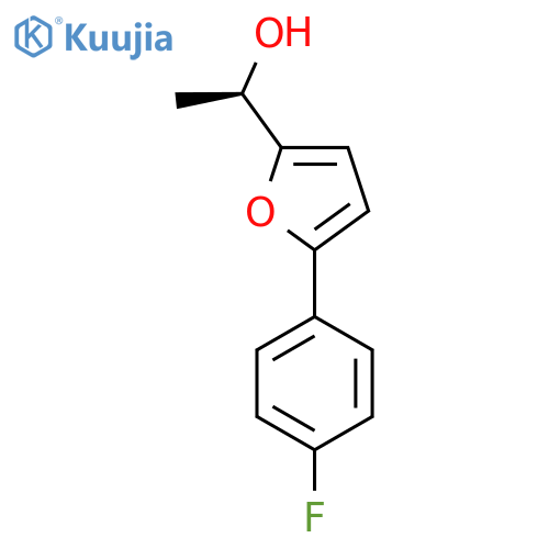 (1R)-1-5-(4-fluorophenyl)furan-2-ylethan-1-ol structure