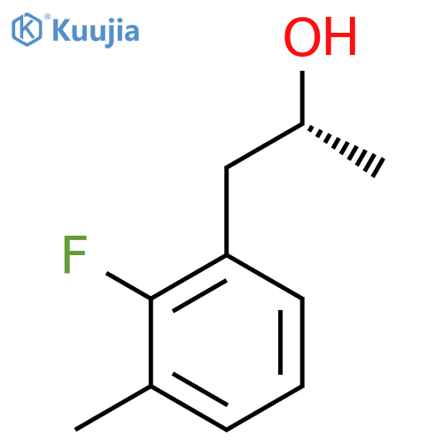 (2R)-1-(2-fluoro-3-methylphenyl)propan-2-ol structure