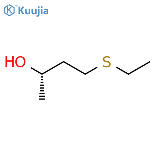 (2S)-4-(ethylsulfanyl)butan-2-ol structure