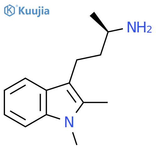(2R)-4-(1,2-dimethyl-1H-indol-3-yl)butan-2-amine structure