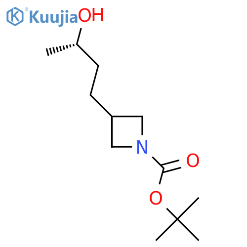 tert-butyl 3-(3S)-3-hydroxybutylazetidine-1-carboxylate structure