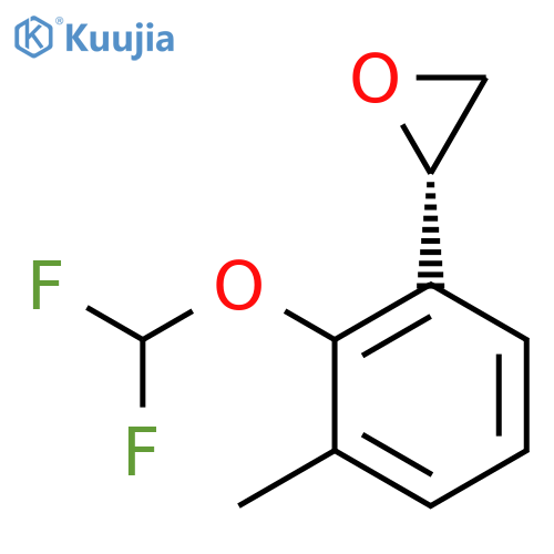 (2S)-2-2-(difluoromethoxy)-3-methylphenyloxirane structure