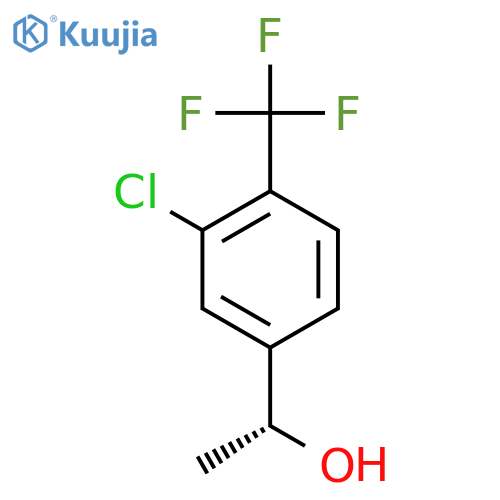 (1R)-1-3-chloro-4-(trifluoromethyl)phenylethan-1-ol structure
