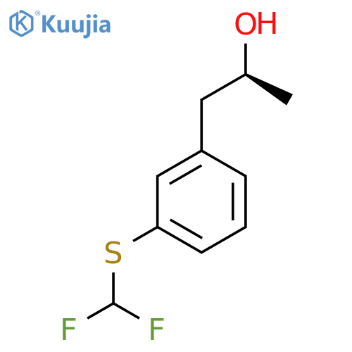 (2S)-1-{3-(difluoromethyl)sulfanylphenyl}propan-2-ol structure