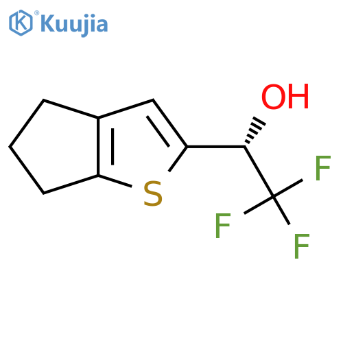 (1R)-1-{4H,5H,6H-cyclopentabthiophen-2-yl}-2,2,2-trifluoroethan-1-ol structure