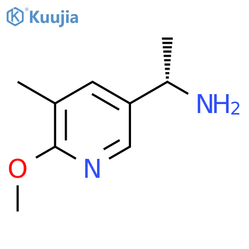 (1S)-1-(6-methoxy-5-methylpyridin-3-yl)ethan-1-amine structure