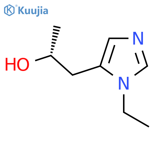(2R)-1-(1-ethyl-1H-imidazol-5-yl)propan-2-ol structure