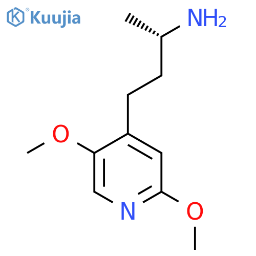 (2S)-4-(2,5-dimethoxypyridin-4-yl)butan-2-amine structure