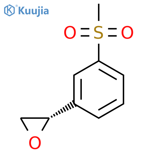 (2S)-2-(3-methanesulfonylphenyl)oxirane structure