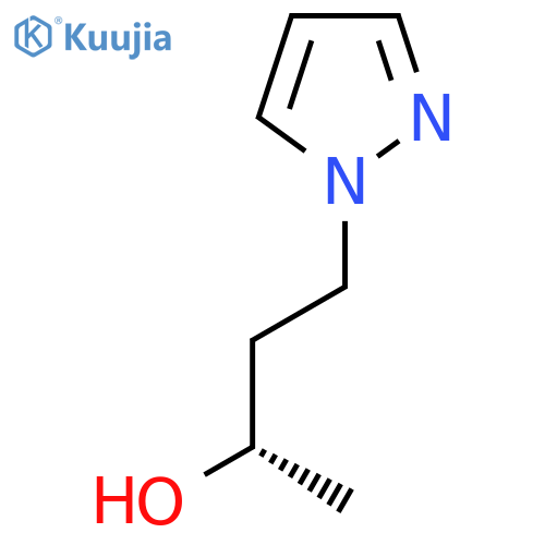 (2S)-4-(1H-pyrazol-1-yl)butan-2-ol structure