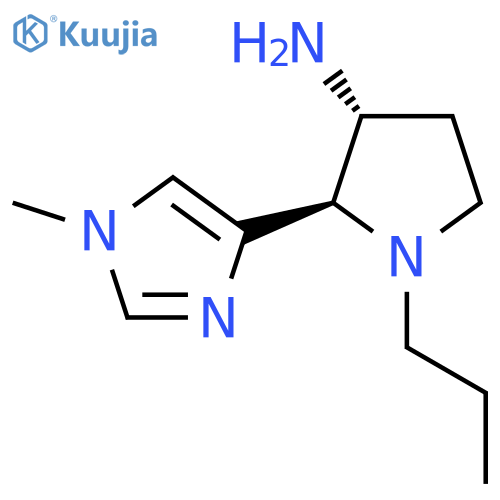 2-(1-methyl-1H-imidazol-4-yl)-1-propylpyrrolidin-3-amine structure