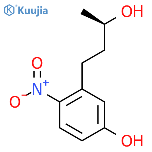 3-(3R)-3-hydroxybutyl-4-nitrophenol structure
