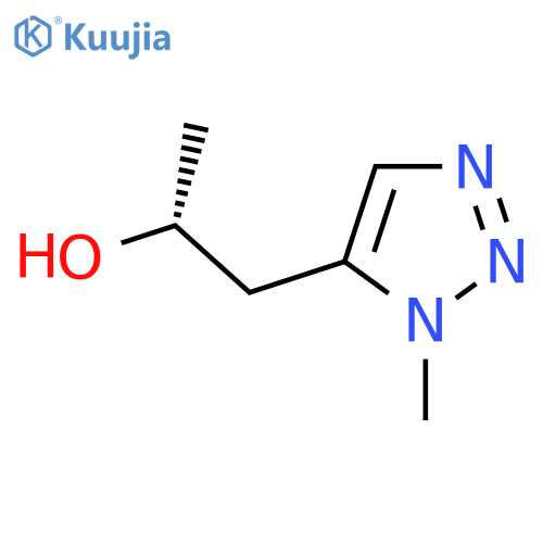 (2R)-1-(1-methyl-1H-1,2,3-triazol-5-yl)propan-2-ol structure