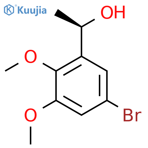 (1R)-1-(5-bromo-2,3-dimethoxyphenyl)ethan-1-ol structure