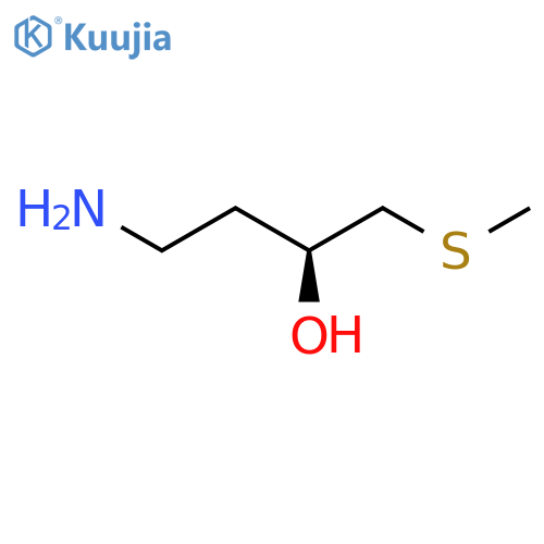 (2S)-4-amino-1-(methylsulfanyl)butan-2-ol structure