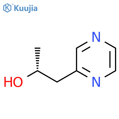 (2R)-1-(pyrazin-2-yl)propan-2-ol structure
