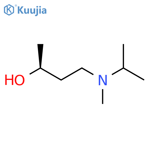 (2S)-4-methyl(propan-2-yl)aminobutan-2-ol structure