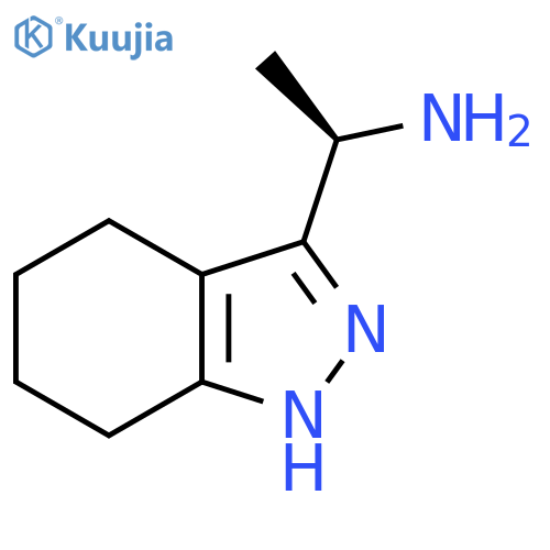 (1R)-1-(4,5,6,7-tetrahydro-1H-indazol-3-yl)ethan-1-amine structure
