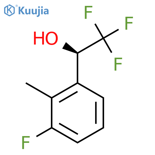 (1R)-2,2,2-trifluoro-1-(3-fluoro-2-methylphenyl)ethan-1-ol structure