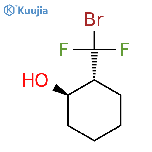rac-(1R,2R)-2-(bromodifluoromethyl)cyclohexan-1-ol structure
