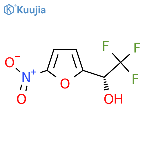 (1R)-2,2,2-trifluoro-1-(5-nitrofuran-2-yl)ethan-1-ol structure