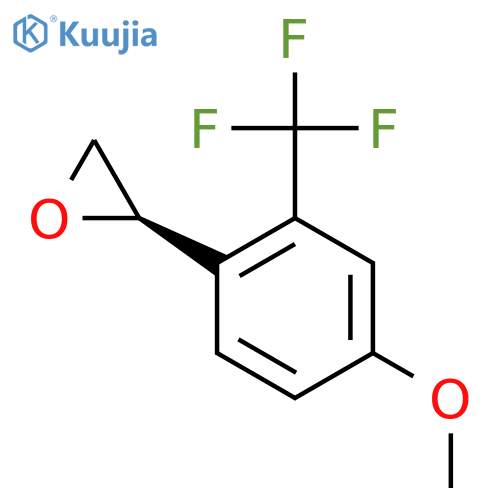 (2R)-2-4-methoxy-2-(trifluoromethyl)phenyloxirane structure