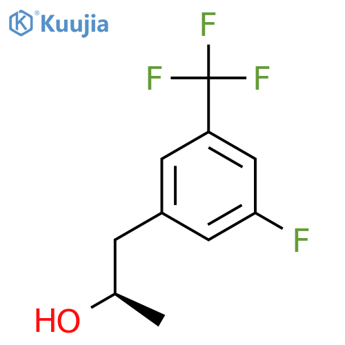(2R)-1-3-fluoro-5-(trifluoromethyl)phenylpropan-2-ol structure