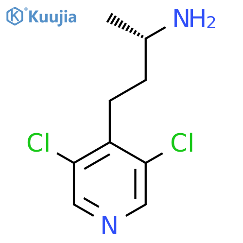 (2S)-4-(3,5-dichloropyridin-4-yl)butan-2-amine structure