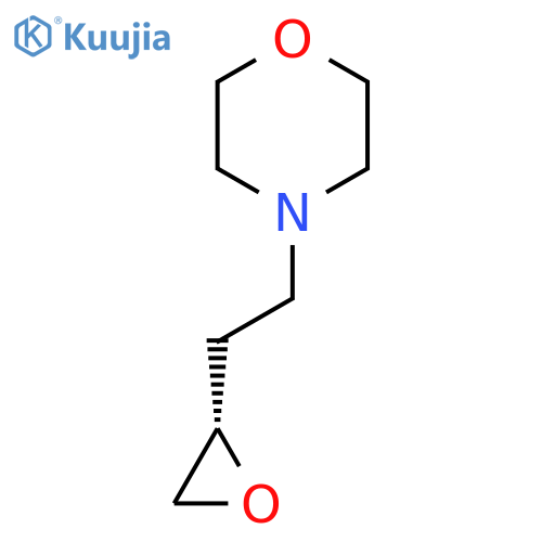 4-{2-(2S)-oxiran-2-ylethyl}morpholine structure