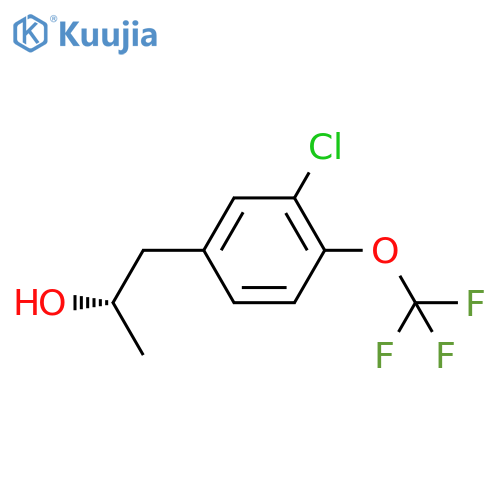 (2S)-1-3-chloro-4-(trifluoromethoxy)phenylpropan-2-ol structure