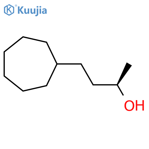 (2R)-4-cycloheptylbutan-2-ol structure