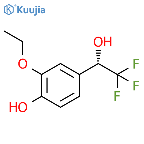 2-ethoxy-4-(1S)-2,2,2-trifluoro-1-hydroxyethylphenol structure