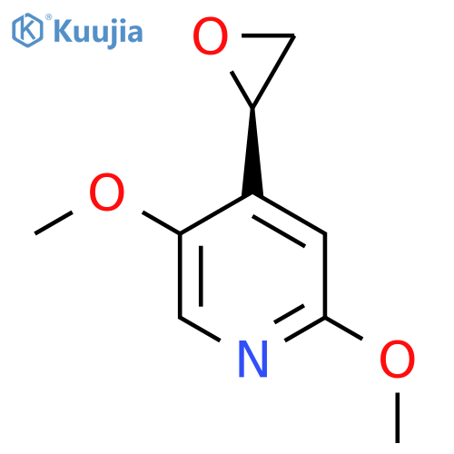 2,5-dimethoxy-4-(2R)-oxiran-2-ylpyridine structure