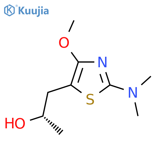 (2S)-1-2-(dimethylamino)-4-methoxy-1,3-thiazol-5-ylpropan-2-ol structure