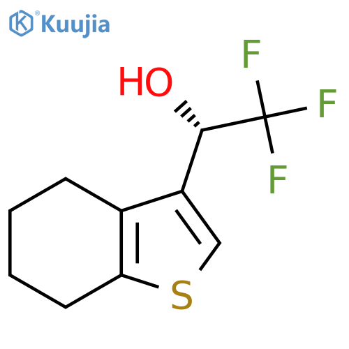 (1S)-2,2,2-trifluoro-1-(4,5,6,7-tetrahydro-1-benzothiophen-3-yl)ethan-1-ol structure