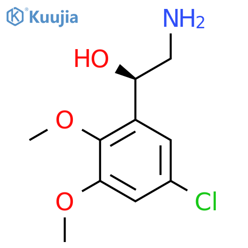 (1R)-2-amino-1-(5-chloro-2,3-dimethoxyphenyl)ethan-1-ol structure
