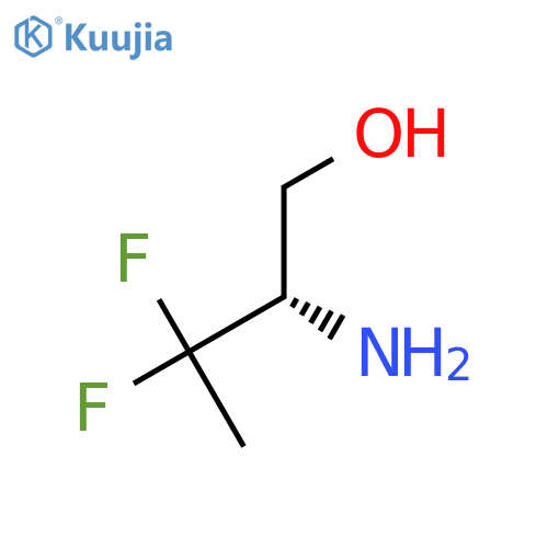 (2S)-2-amino-3,3-difluorobutan-1-ol structure