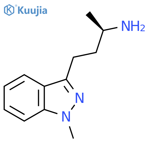 (2R)-4-(1-methyl-1H-indazol-3-yl)butan-2-amine structure