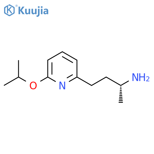 (2R)-4-6-(propan-2-yloxy)pyridin-2-ylbutan-2-amine structure