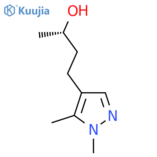 (2S)-4-(1,5-dimethyl-1H-pyrazol-4-yl)butan-2-ol structure