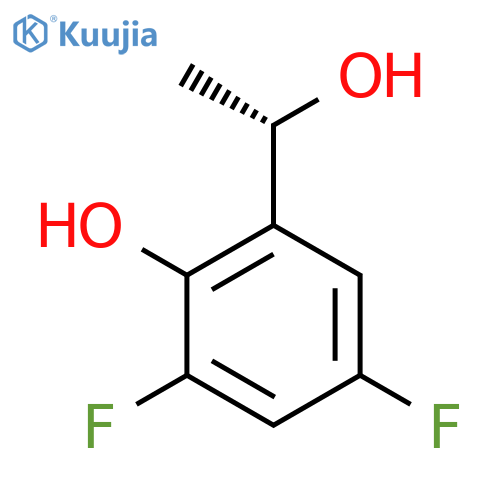 2,4-difluoro-6-(1S)-1-hydroxyethylphenol structure