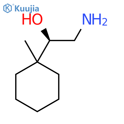 (1R)-2-amino-1-(1-methylcyclohexyl)ethan-1-ol structure