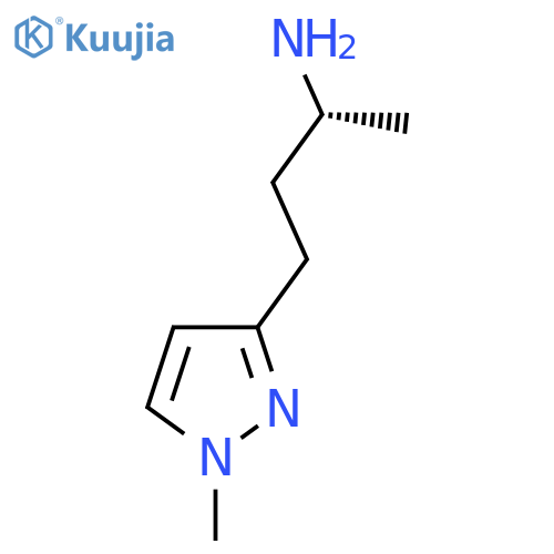 (2R)-4-(1-methyl-1H-pyrazol-3-yl)butan-2-amine structure