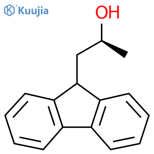 (2S)-1-(9H-fluoren-9-yl)propan-2-ol structure
