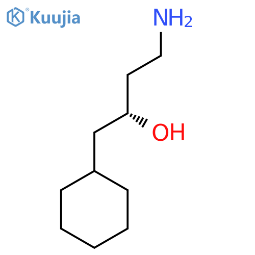 (2R)-4-amino-1-cyclohexylbutan-2-ol structure