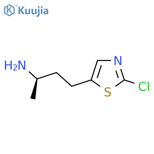 (2R)-4-(2-chloro-1,3-thiazol-5-yl)butan-2-amine structure