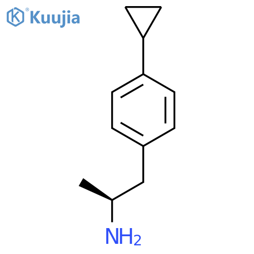 (2S)-1-(4-cyclopropylphenyl)propan-2-amine structure