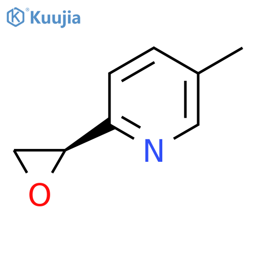 5-methyl-2-(2R)-oxiran-2-ylpyridine structure
